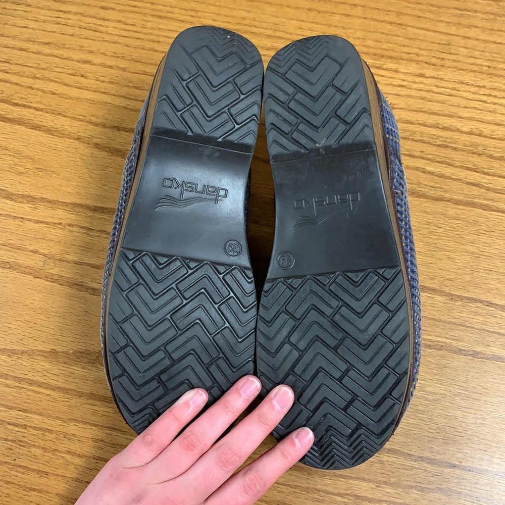 Danskos Blue Lined Pattern Size 39 - image 3